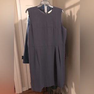 Loft Grey Blue Lightweight Dress
